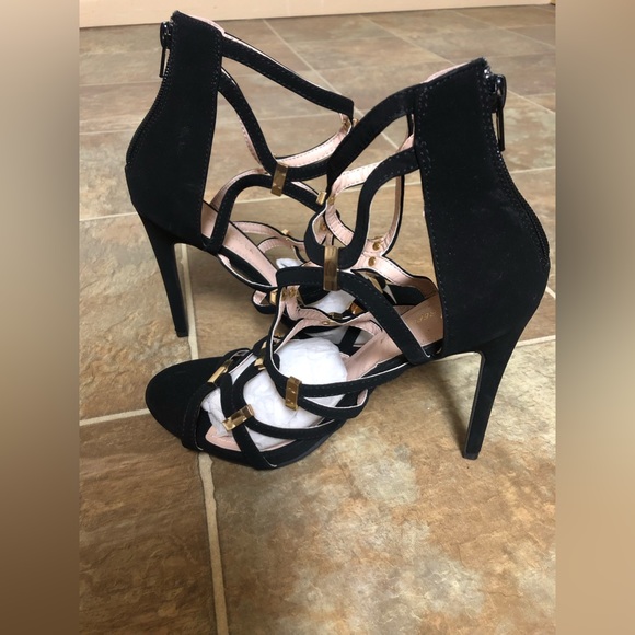 WOMENS HIGH HEEL SANDALS BY SHOE REPUBLIC SIZE 8.5 - Picture 3 of 11